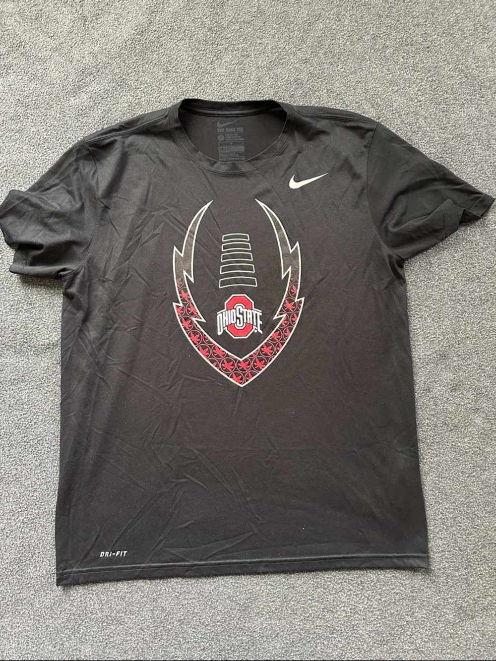 Nike Black Ohio State Graphic Dri-FIT Tee